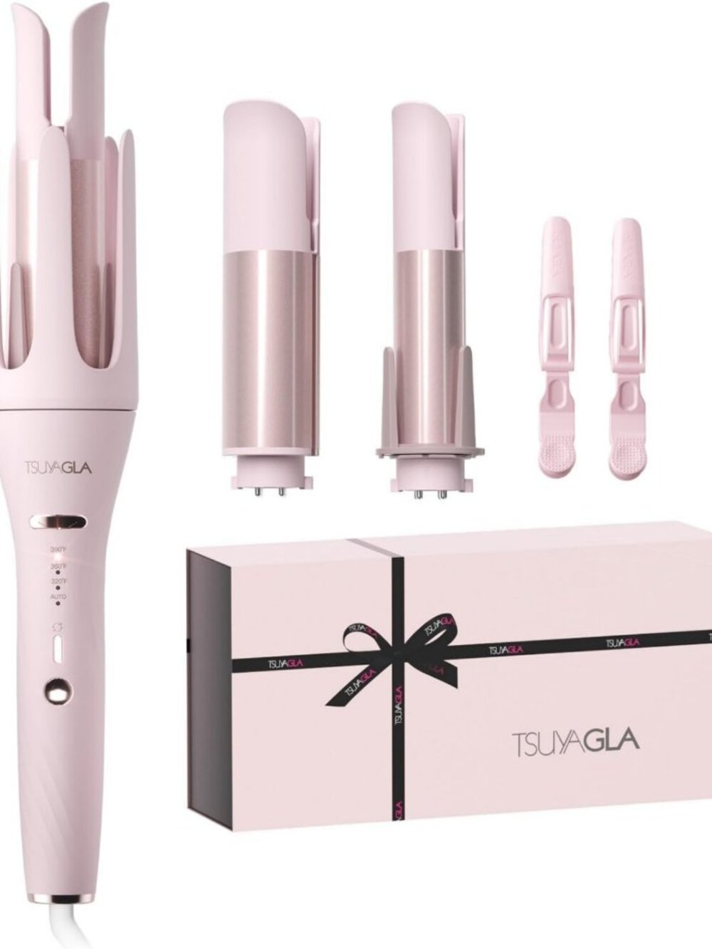 3-in-1 Automatic Curling Iron Set - Versatile Hair Curlers with Adjustable